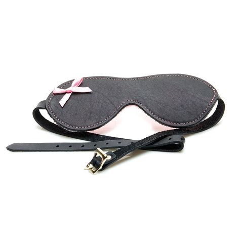 Sex Kitten Leather Buckle Blindfold The Sex Shed
