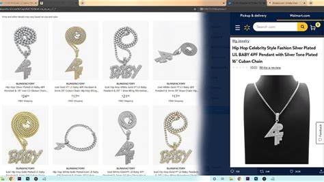 Lil Babys 4pf Chain Is Being Sold In Walmart And Amazon Youtube