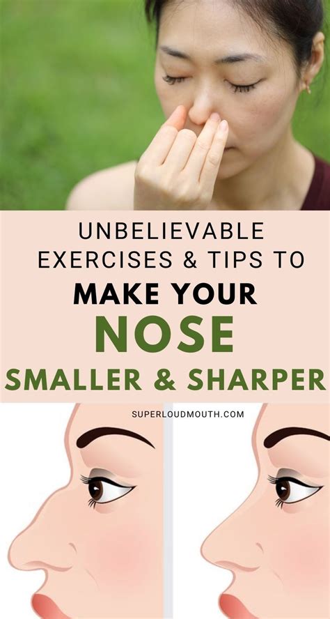 How To Make Your Nose Smaller And Pointer Naturally