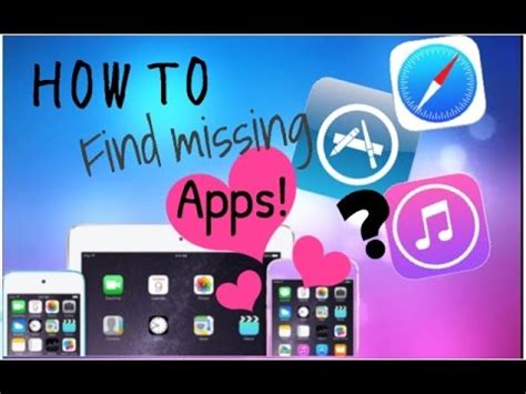 Has an app gone missing from your iphone or ipad? HOW TO GET MISSING APPS!!! | IOS IPHONE, IPAD, IPOD -App ...