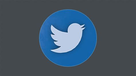3d Model Logo 001 Twitter Vr Ar Low Poly Cgtrader