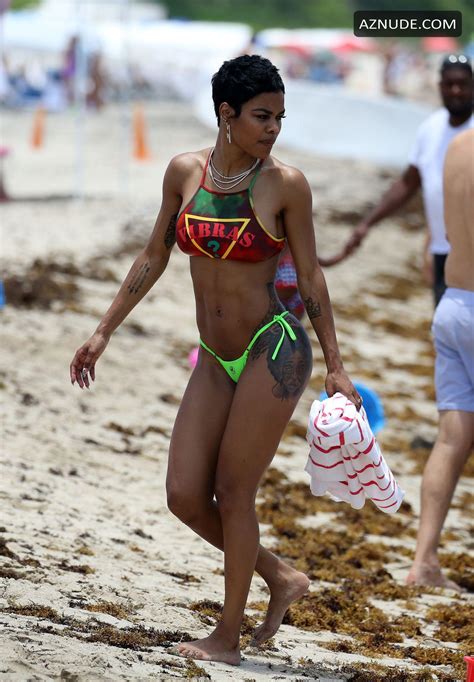 Teyana Taylor Enjoying 4th Of July With Her Husband Iman Shumpert In Miami Beach Aznude