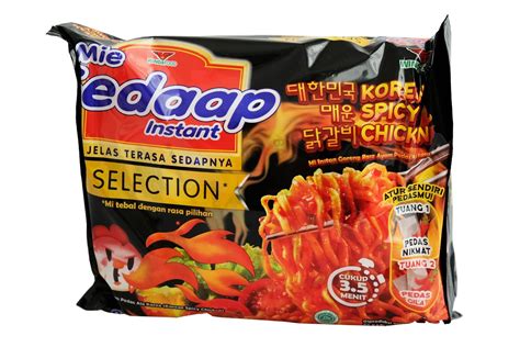 Bukan cuma warnanya yang serupa, judulnya juga. Mie Sedaap Korean Spicy Chcken 87 gr - ORIGINAL ...