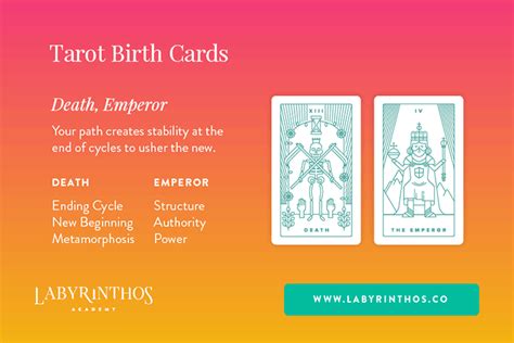 Whats Your Tarot Birth Card Plus Short Birth Card Meanings Labyrinthos