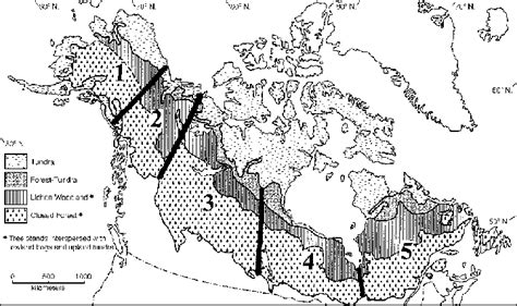 1—major Divisions Of The Taiga Patterned After Larsen 1980