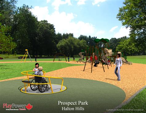 Inclusive And Unique Playground Equipment In Prospect Park In Acton