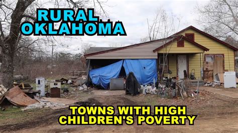 Oklahoma Rural Towns With High Childrens Poverty Rates Youtube