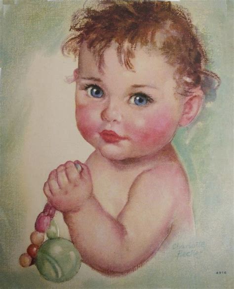 BebÉ Baby Illustration Illustrations Vintage Cards Vintage Images
