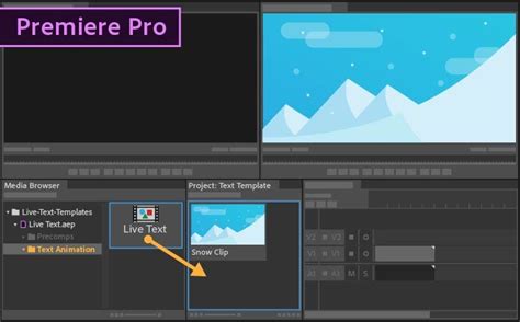 Work with the text in the effects controls. How to use Live Text templates from After Effects in ...