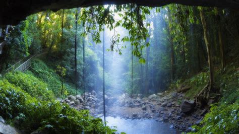 🥇 Australia Waterfalls National Park New South Wales Wallpaper 98652