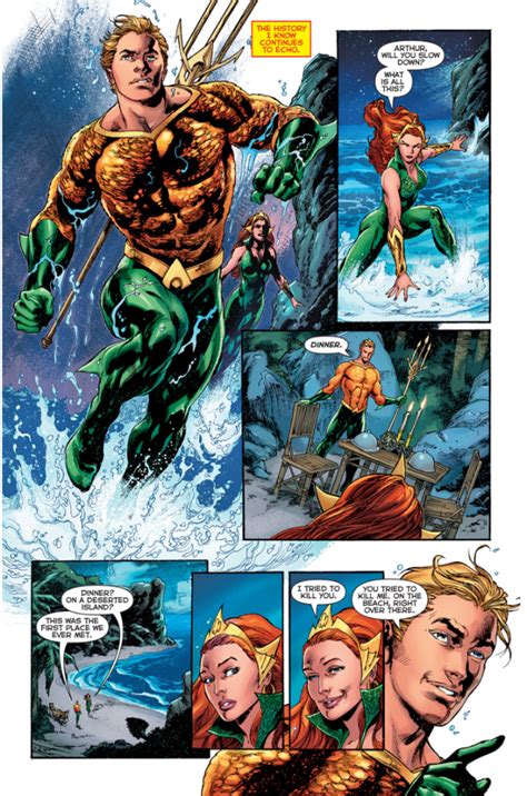 Aquaman Proposes To Mera Rebirth Comicnewbies