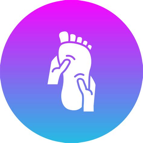 foot massage generic flat gradient icon