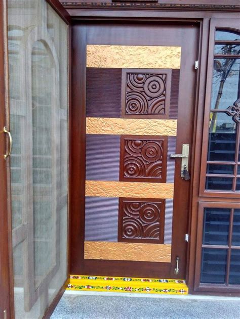 Golden And Browen Colur Door Karan Jangid Door Design Painted Doors