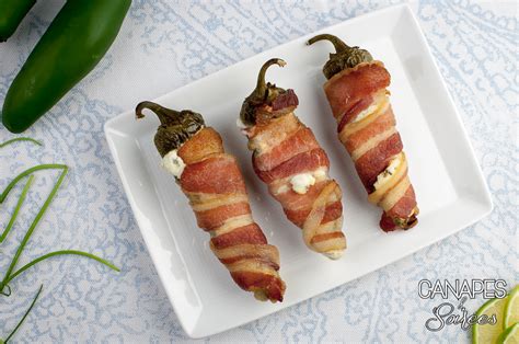 Cream Cheese Stuffed Bacon Wrapped Jalapenos 1 Canapes And Soirees