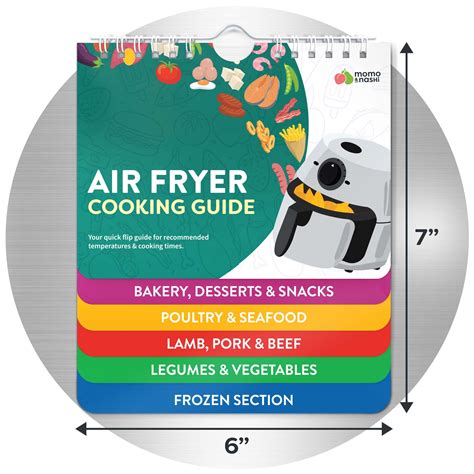 Buy Air Fryer Cheat Sheet Magnets Cooking Guide Booklet Air Fryer