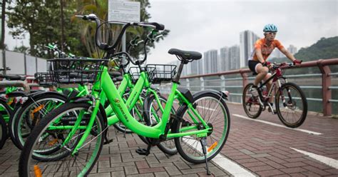At least one hand must be kept on the handlebars at all times. Here's how bike-sharing can help Hong Kong: Gobee.bike CEO