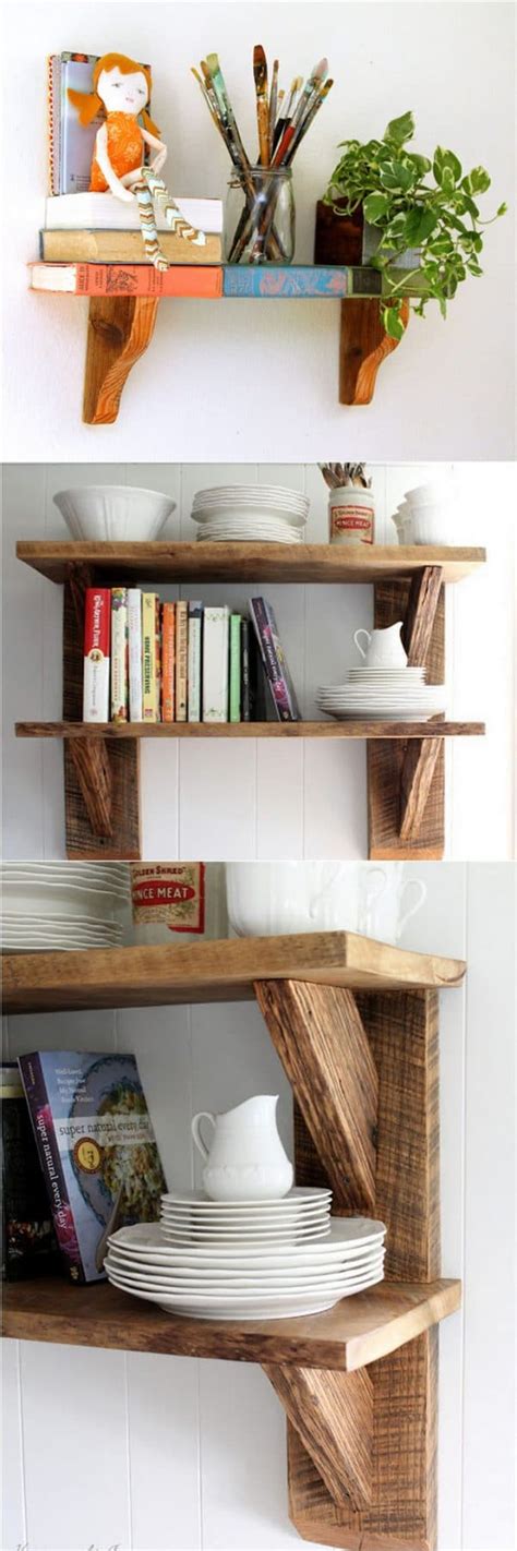 16 Easy And Stylish Diy Floating Shelves And Wall Shelves A Piece Of