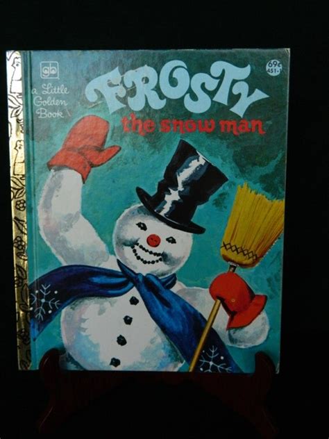 Vintage Golden Book Frosty The Snowman Golden Press 1979