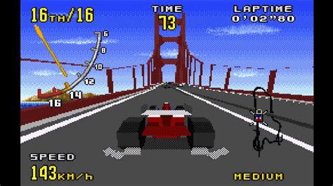 Virtua Racing Sega Genesis Gameplay Youtube