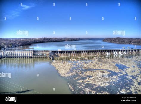 Aerial View Conowingo Hydroelectric Dam Maryland Stock Photo Alamy