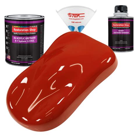 Restoration Shop Scarlet Red Acrylic Urethane Auto Paint Complete Quart