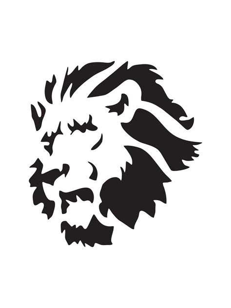 Lion Stencil 사자