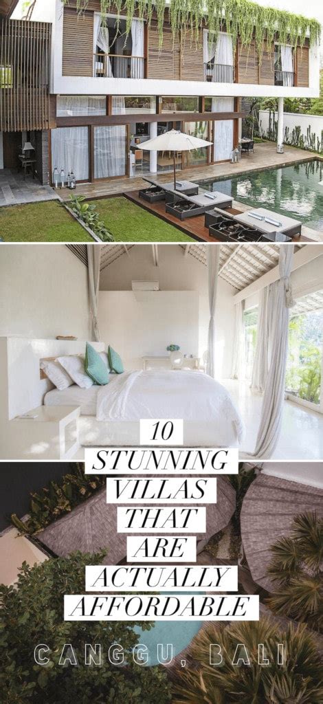 10 Gorgeous And Affordable Canggu Villas To Book In Bali Live Like Its