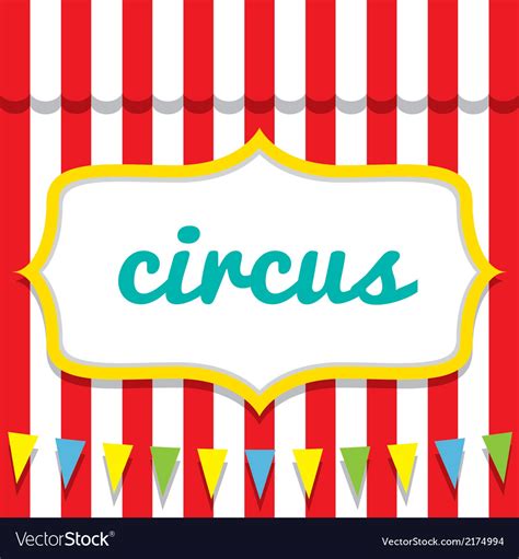 Circus Royalty Free Vector Image Vectorstock