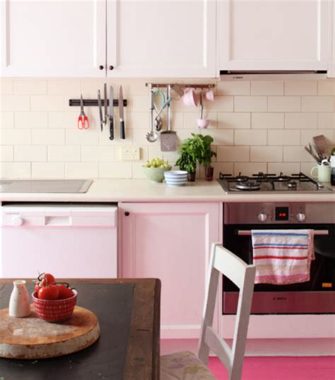 Delight In The Sunlight Pink And Black Kitchen