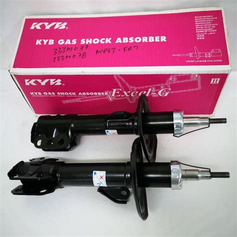 KYB Excel G Front Gas Shock Absorbers For Toyota Vios NCP Pair FLH FRH P N M