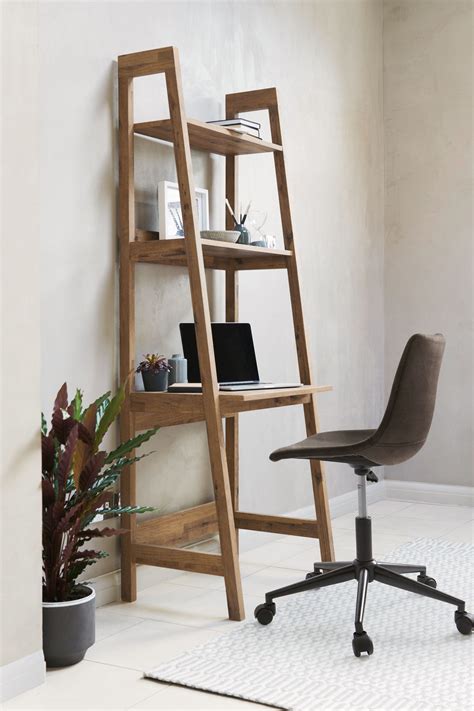 Next Bronx Ladder Desk Natural Desk In Living Room Ladder Desk