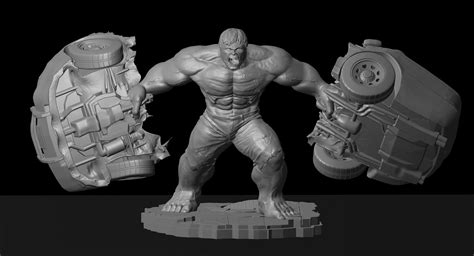 The Incredible Hulk 2008 File Stl 3d Print Model