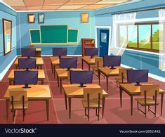 Flat icons, material icons, glyph icons, ios icons, font icons, and more design styles. Empty Cartoon Classroom #Empty, #Cartoon, #Classroom in ...