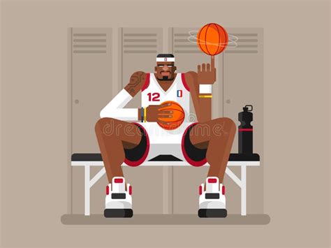 Cartoon Basketball Player Stock Vector Image 59306469