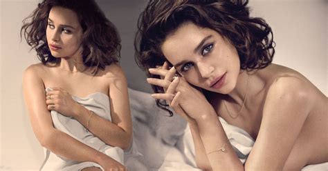 Emilia Clarke Sizzles Between The Sheets As She Poses Naked After Being