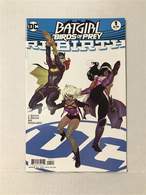 Dc Rebirth Batgirl Birds Of Prey 1 B Comic Books Modern Age Dc