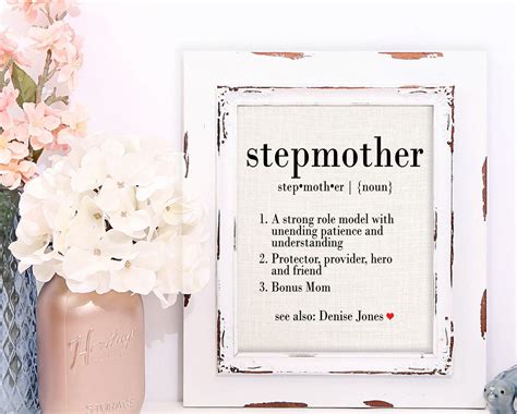 Stepmother Ts Definition Of Stepmother Etsy Nurse Appreciation Ts Printing On Burlap