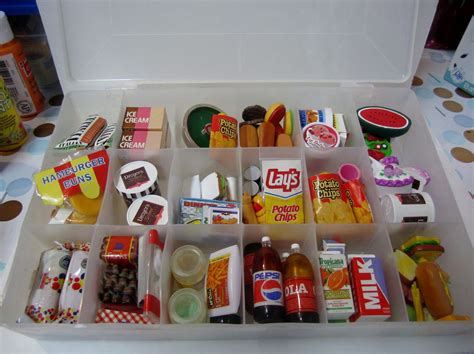 Diy How To Make Miniature Food Pack For Barbie Dollhouse Crafts And