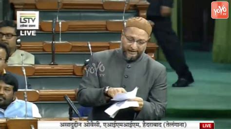 Asaduddin Owaisi Brilliant 😊 Speech On Jammu Kashmir In 17th Lok Sabha