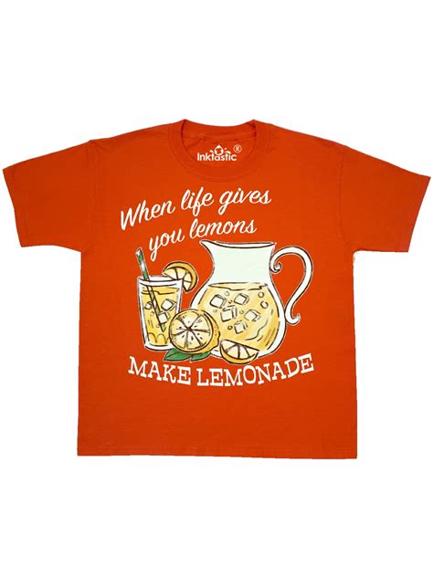 When Life Gives You Lemons Make Lemonade Youth T Shirt Walmart