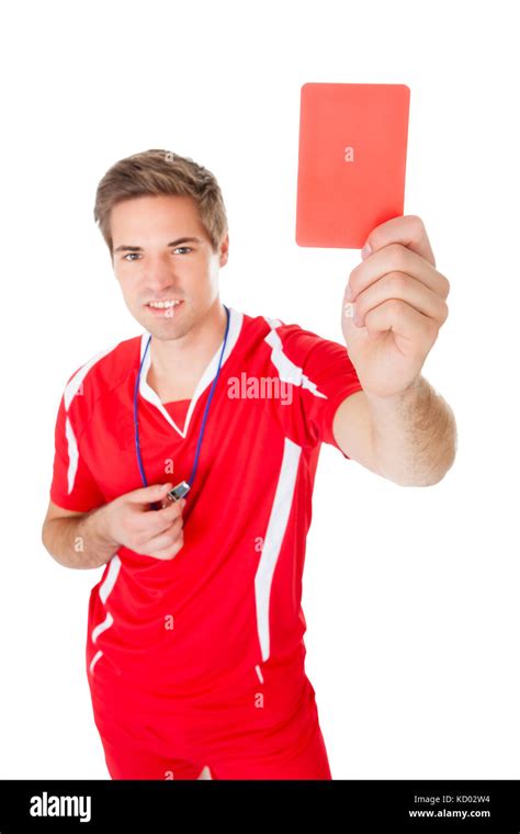 Soccer Football Red Card Hi Res Stock Photography And Images Alamy