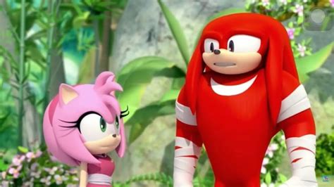 Knuckles And Amy Momentsinteractions In Sonic Boom Youtube
