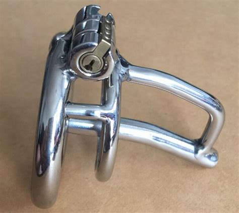 Male Stainless Steel Catheter Urethral Sounding Stretching Dilator Cock Cage Penis Ring Chastity