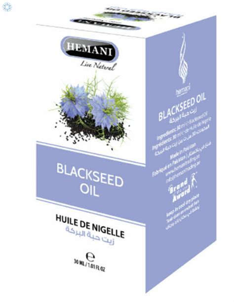 Health Hair Oil Hemani Black Seed Oil 30ml