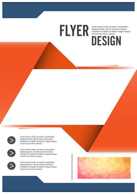 Abstract Flyer Design Background Brochure Template Can Be Used For