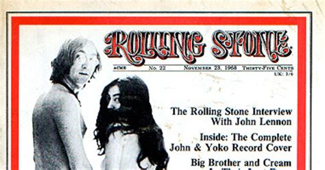 John Lennon And Yoko Ono Getting Naked On The Cover Of Rolling Stone
