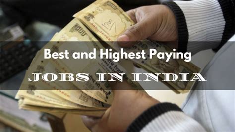 Top 21 Best And Highest Paying Jobs In India Wisestep