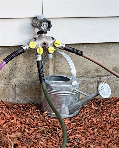 Way Garden Hose Splitter Adapter Connector Gardeners Com Drip Irrigation Garden Hose