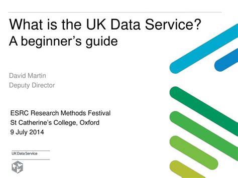Ppt What Is The Uk Data Service A Beginners Guide Powerpoint