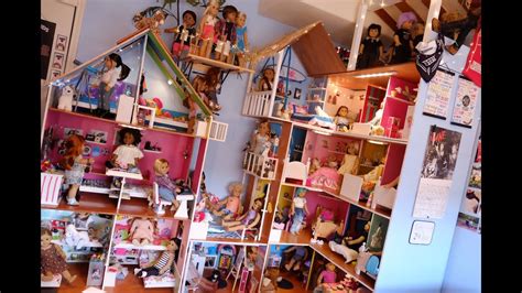 Huge American Girl Doll House Tour Part One Youtube